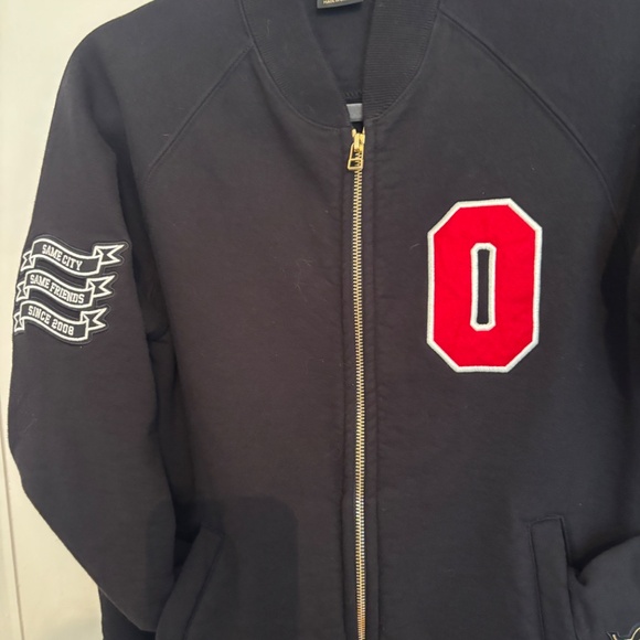 Black OVO Men's Jacket with Red Accent - Picture 2 of 9